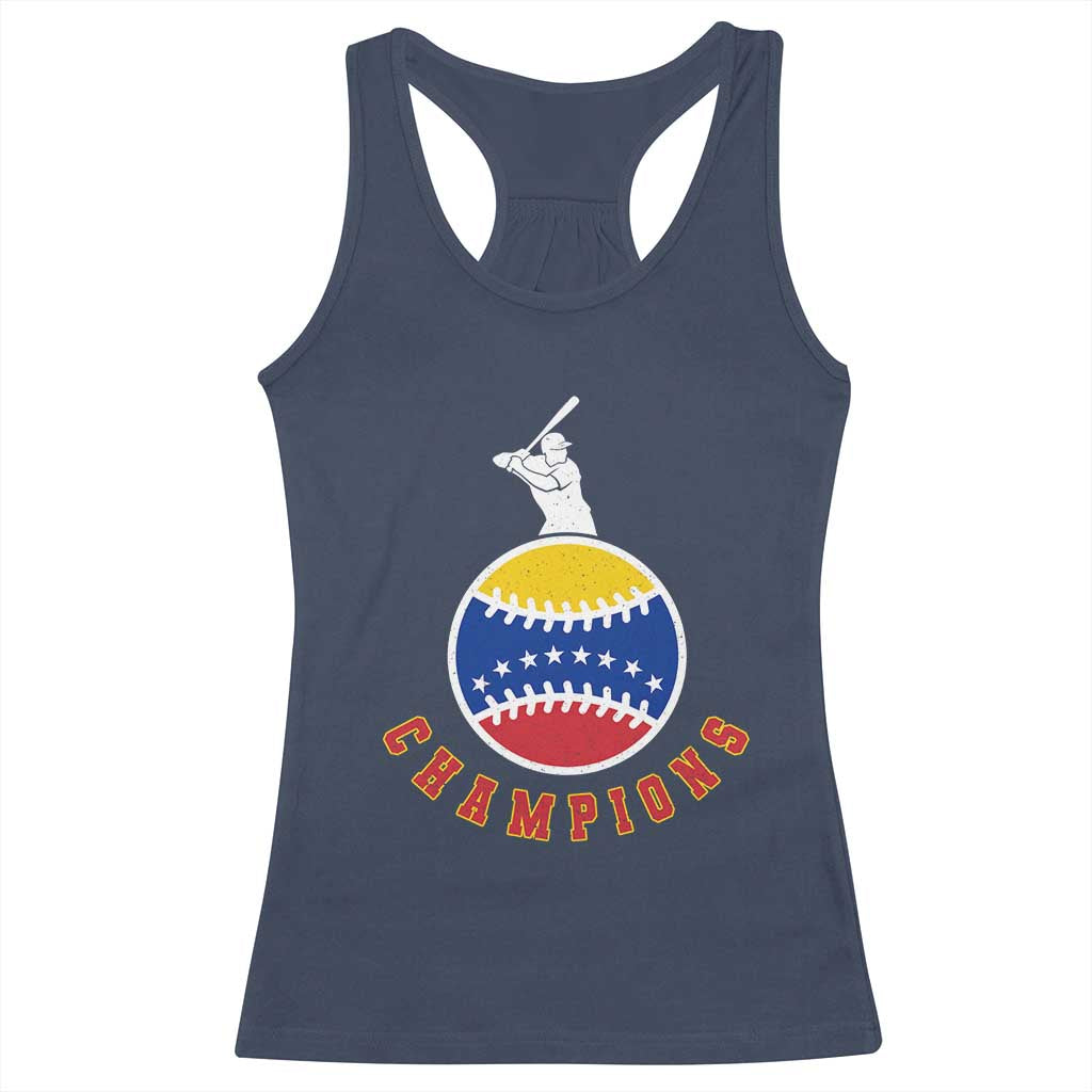 Venezuela 2026 Champions Racerback Tank Top Baseball Gift For Sport Lover TS12 Navy Print Your Wear