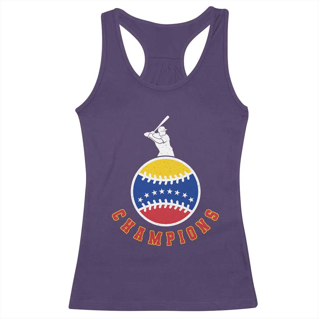 Venezuela 2026 Champions Racerback Tank Top Baseball Gift For Sport Lover TS12 Purple Print Your Wear