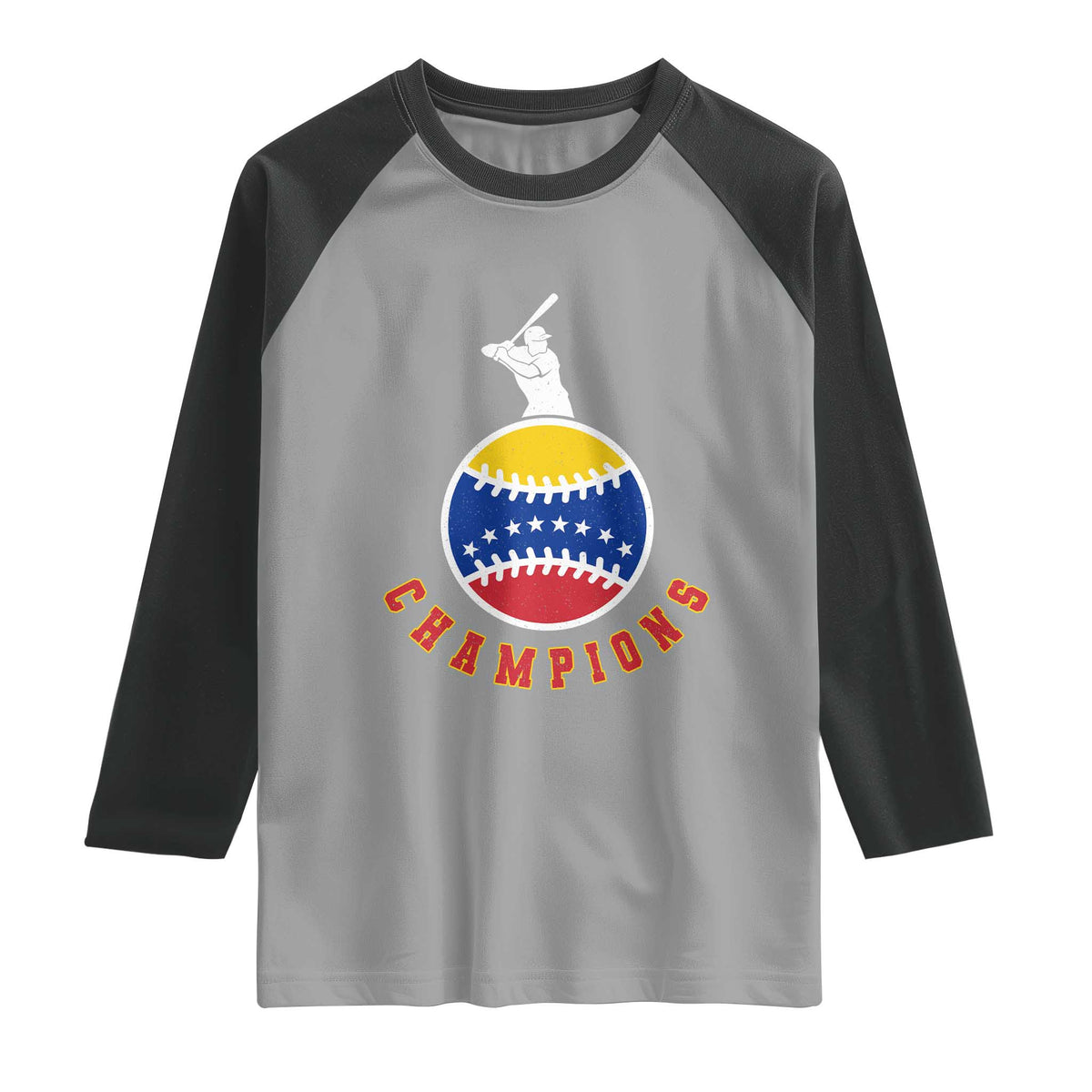 Venezuela 2026 Champions Raglan Shirt Baseball Gift For Sport Lover TS12 Sport Gray Black Print Your Wear