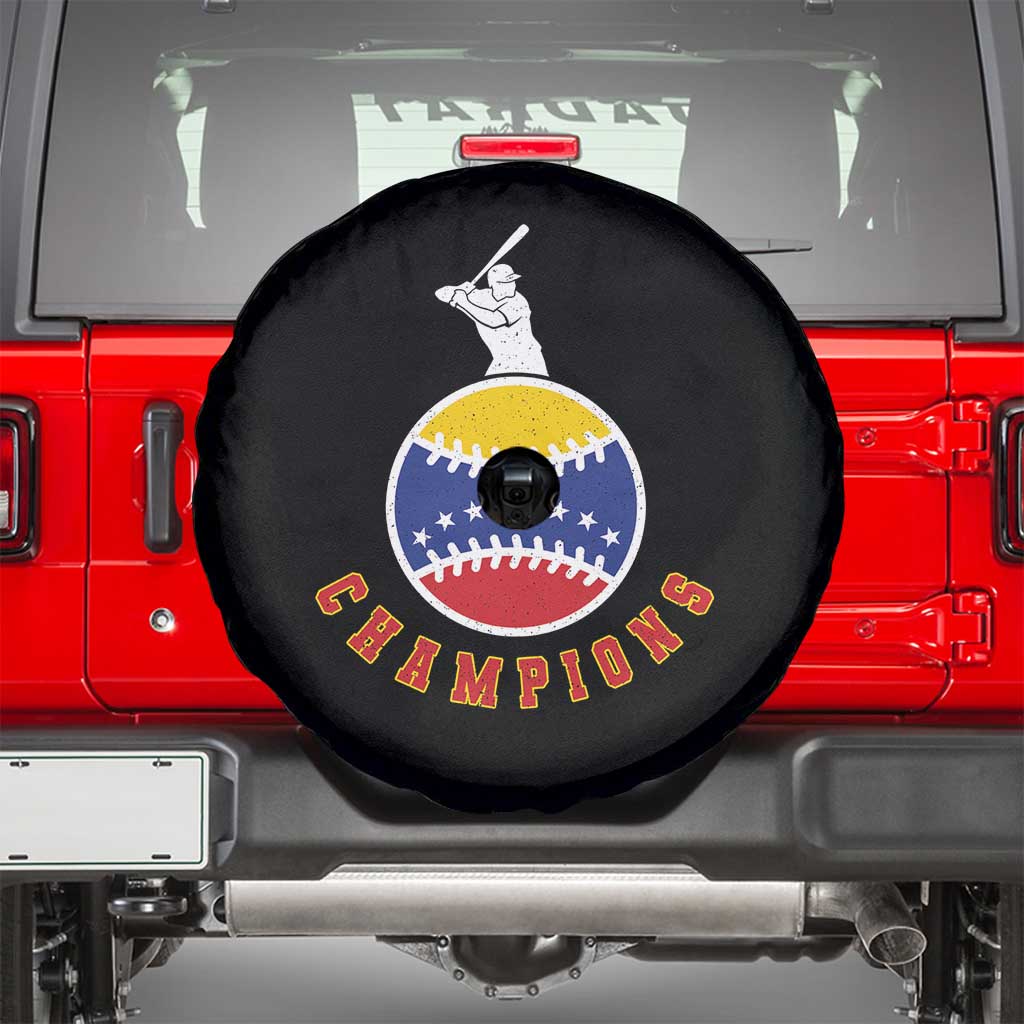 Venezuela 2026 Champions Spare Tire Cover Baseball Gift For Sport Lover TS12 Black Print Your Wear