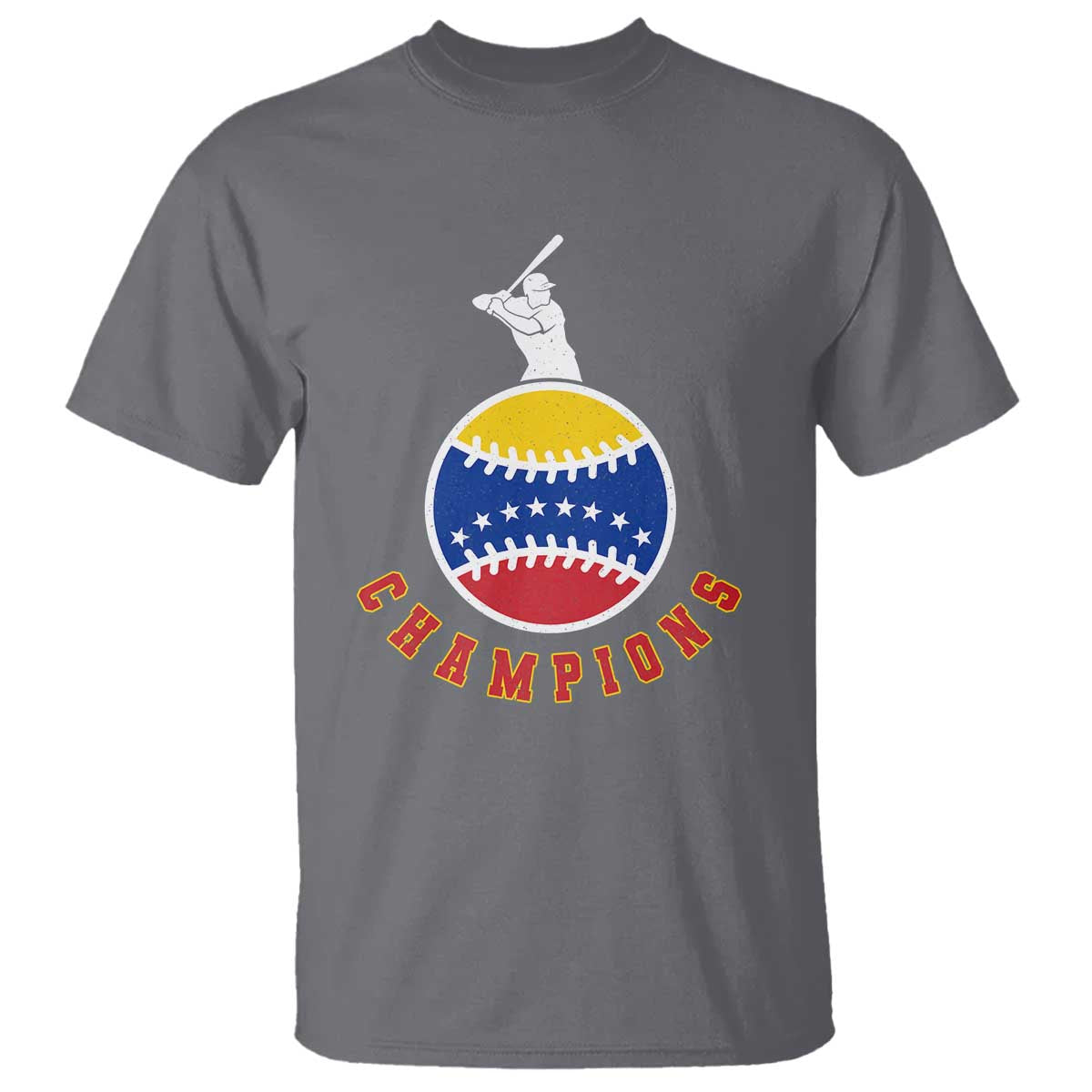 Venezuela 2026 Champions T Shirt Baseball Gift For Sport Lover TS12 Charcoal Print Your Wear
