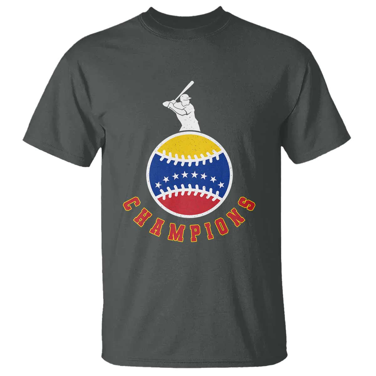 Venezuela 2026 Champions T Shirt Baseball Gift For Sport Lover TS12 Dark Heather Print Your Wear