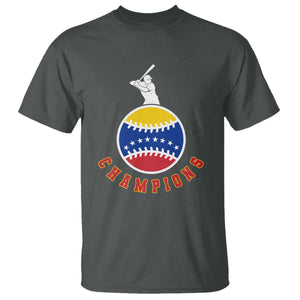 Venezuela 2026 Champions T Shirt Baseball Gift For Sport Lover TS12 Dark Heather Print Your Wear