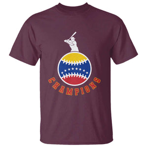 Venezuela 2026 Champions T Shirt Baseball Gift For Sport Lover TS12 Maroon Print Your Wear