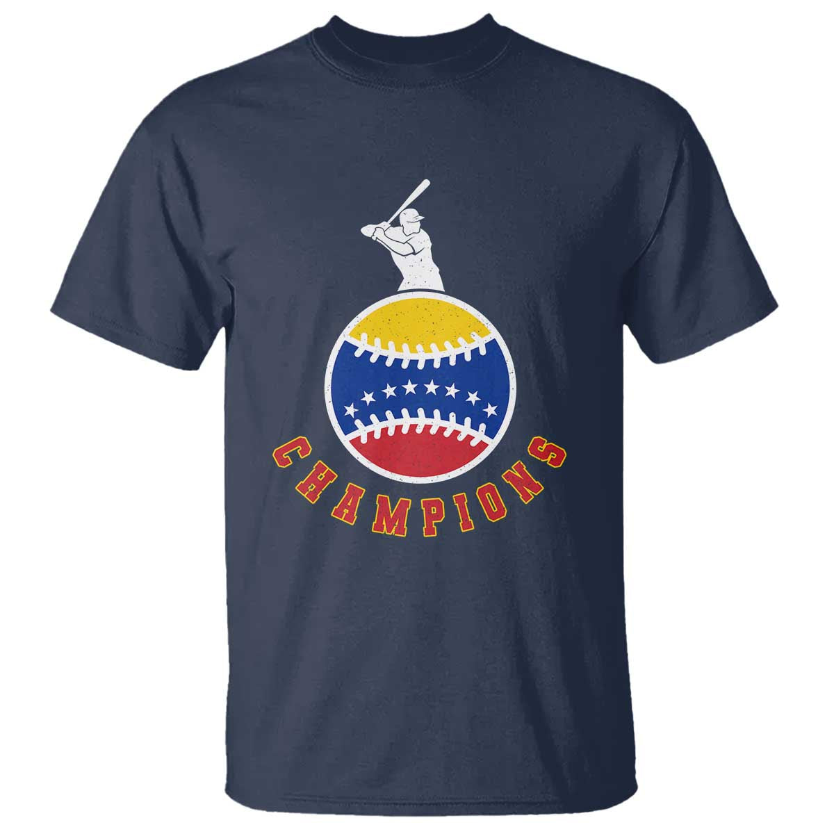 Venezuela 2026 Champions T Shirt Baseball Gift For Sport Lover TS12 Navy Print Your Wear