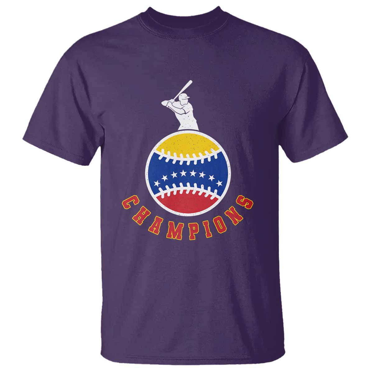 Venezuela 2026 Champions T Shirt Baseball Gift For Sport Lover TS12 Purple Print Your Wear