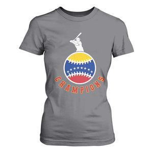 Venezuela 2026 Champions T Shirt For Women Baseball Gift For Sport Lover TS12 Charcoal Print Your Wear