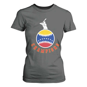 Venezuela 2026 Champions T Shirt For Women Baseball Gift For Sport Lover TS12 Dark Heather Print Your Wear