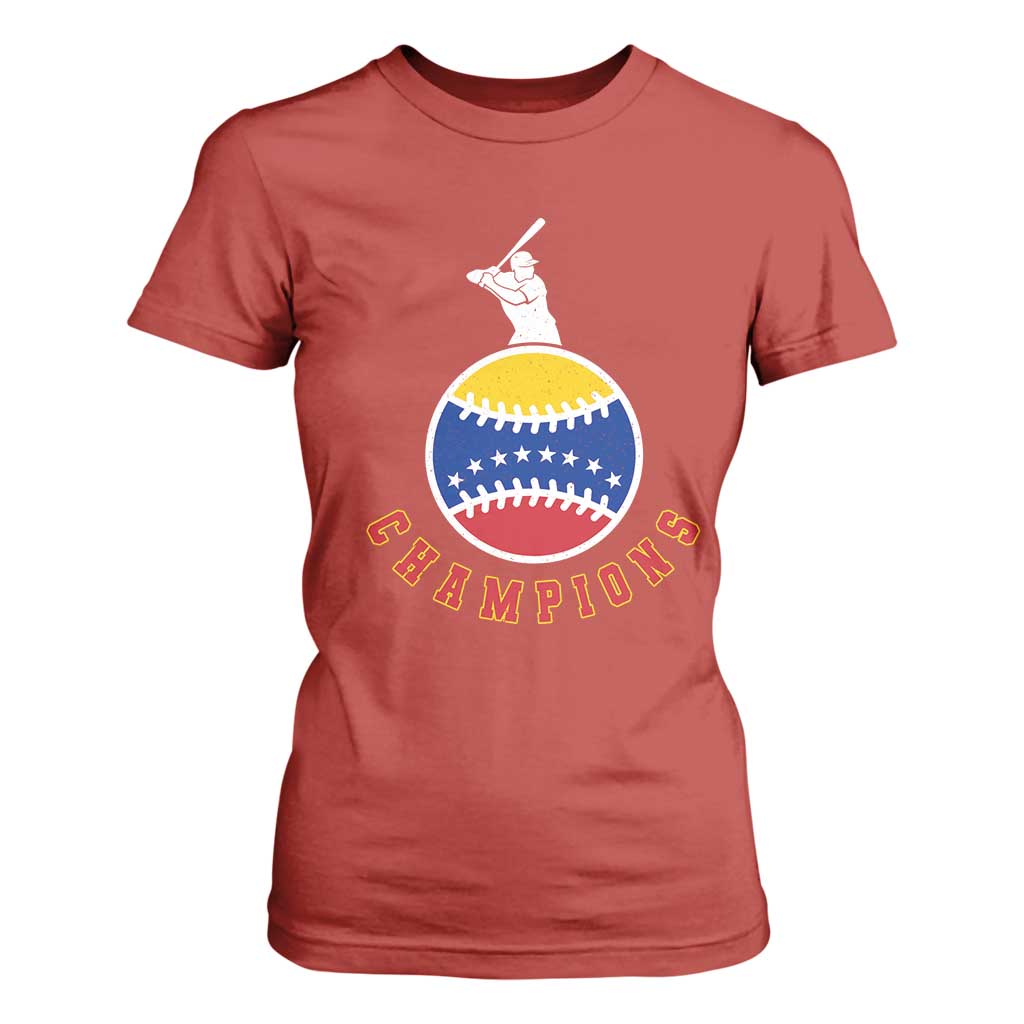 Venezuela 2026 Champions T Shirt For Women Baseball Gift For Sport Lover TS12 Red Print Your Wear