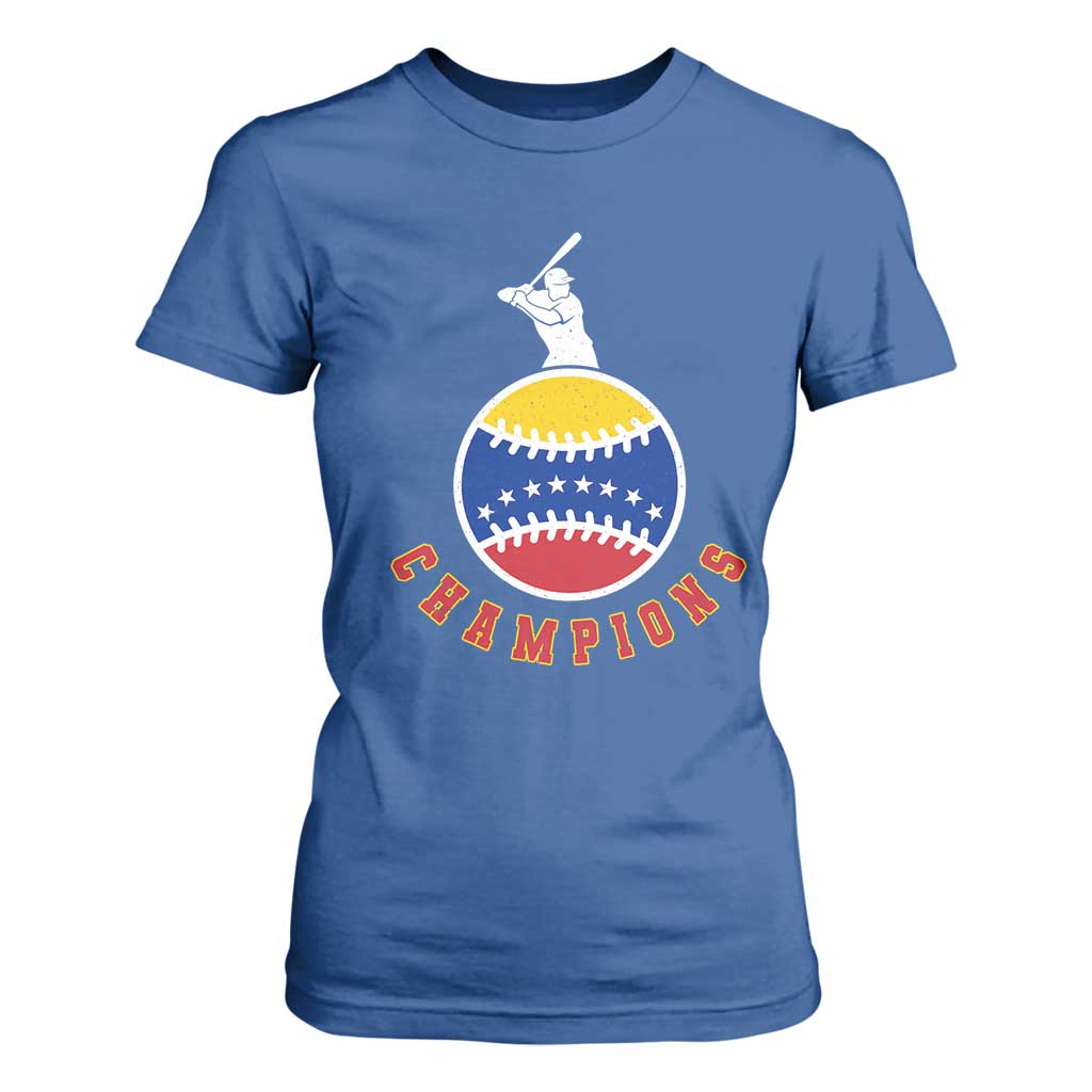 Venezuela 2026 Champions T Shirt For Women Baseball Gift For Sport Lover TS12 Royal Blue Print Your Wear