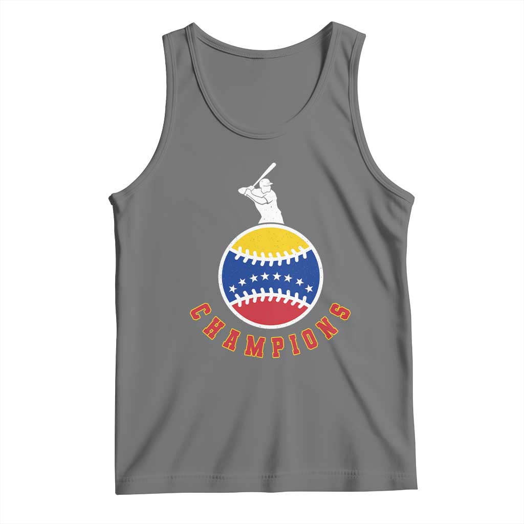 Venezuela 2026 Champions Tank Top Baseball Gift For Sport Lover TS12 Black Heather Print Your Wear