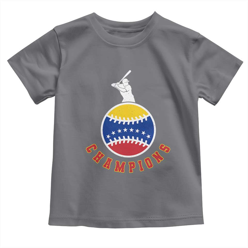 Venezuela 2026 Champions Toddler T Shirt Baseball Gift For Sport Lover TS12 Charcoal Print Your Wear