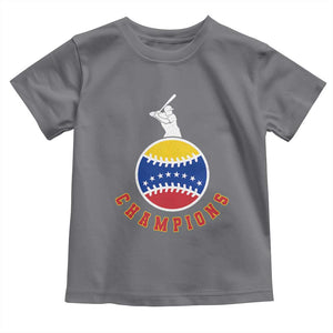 Venezuela 2026 Champions Toddler T Shirt Baseball Gift For Sport Lover TS12 Charcoal Print Your Wear