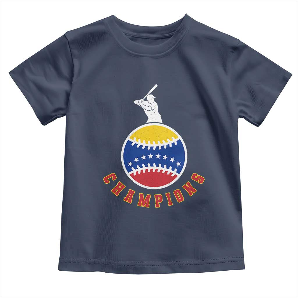 Venezuela 2026 Champions Toddler T Shirt Baseball Gift For Sport Lover TS12 Navy Print Your Wear