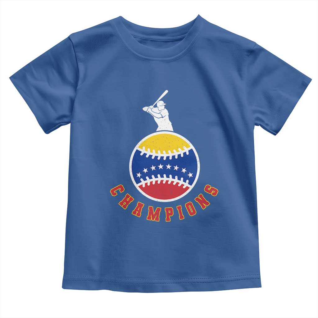 Venezuela 2026 Champions Toddler T Shirt Baseball Gift For Sport Lover TS12 Royal Blue Print Your Wear