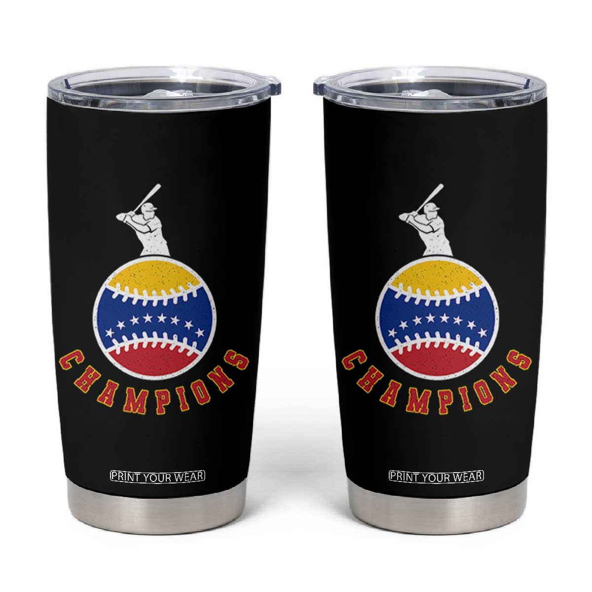 Venezuela 2026 Champions Tumbler Cup Baseball Gift For Sport Lover TS12 Black Print Your Wear