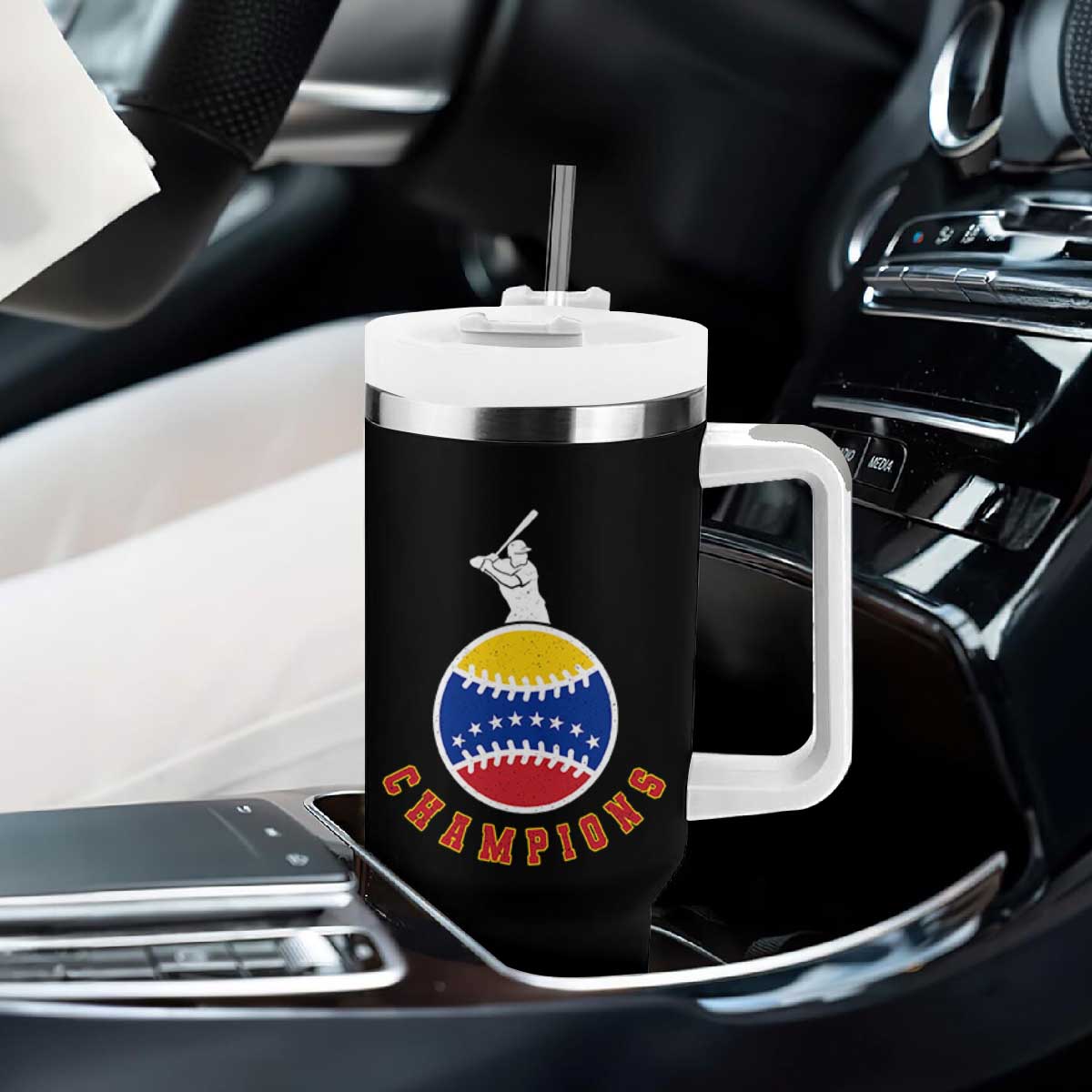 Venezuela 2026 Champions Tumbler With Handle Baseball Gift For Sport Lover TS12 Print Your Wear