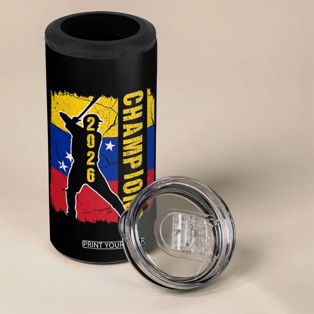 Venezuela 2026 Champions 4 in 1 Can Cooler Tumbler Baseball Vinotinto Pride Gift TS12 Print Your Wear
