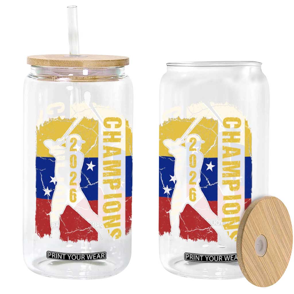 Venezuela 2026 Champions Glass Can Baseball Vinotinto Pride Gift TS12 Print Your Wear