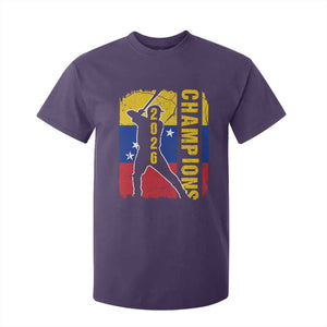 Venezuela 2026 Champions T Shirt For Kid Baseball Vinotinto Pride Gift TS12 Purple Print Your Wear