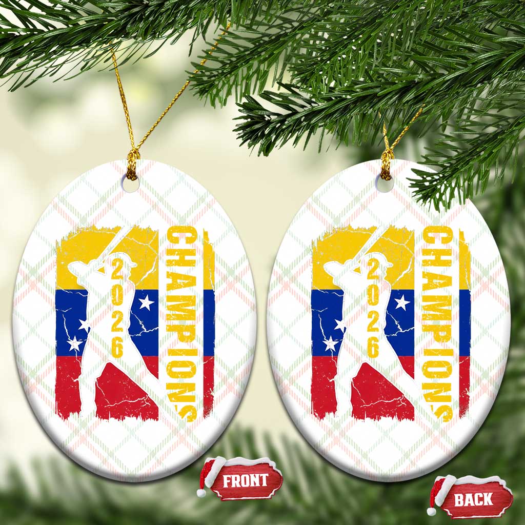 Venezuela 2026 Champions Ceramic Ornament Baseball Vinotinto Pride Gift TS12 Print Your Wear