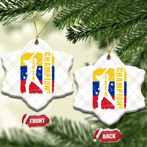 Venezuela 2026 Champions Ceramic Ornament Baseball Vinotinto Pride Gift TS12 Print Your Wear