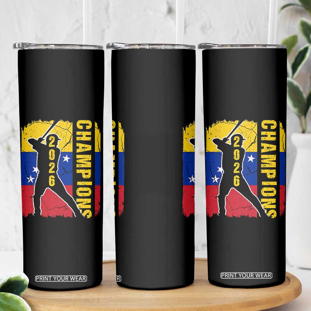 Venezuela 2026 Champions Skinny Tumbler Baseball Vinotinto Pride Gift TS12 Print Your Wear