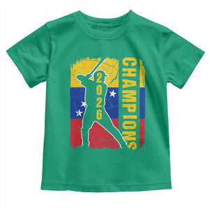 Venezuela 2026 Champions Toddler T Shirt Baseball Vinotinto Pride Gift TS12 Irish Green Print Your Wear