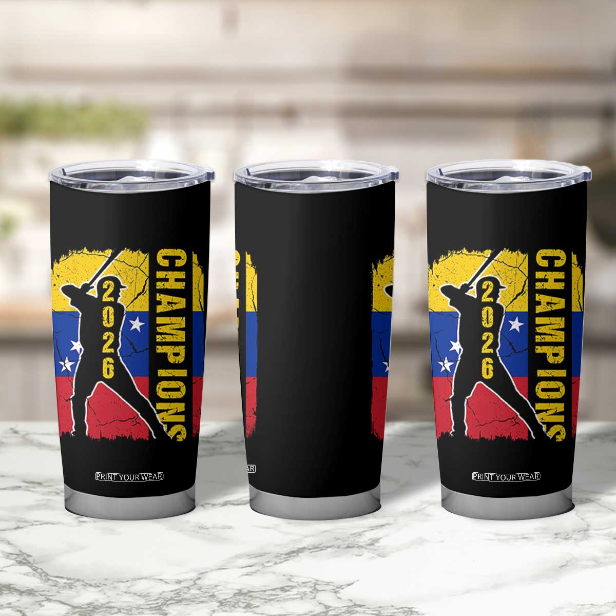 Venezuela 2026 Champions Tumbler Cup Baseball Vinotinto Pride Gift TS12 Print Your Wear