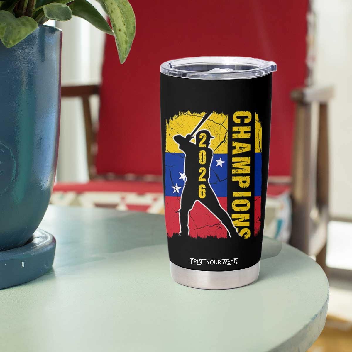 Venezuela 2026 Champions Tumbler Cup Baseball Vinotinto Pride Gift TS12 Print Your Wear