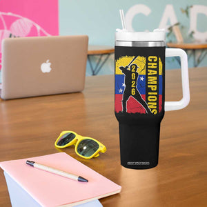 Venezuela 2026 Champions Tumbler With Handle Baseball Vinotinto Pride Gift TS12 Print Your Wear