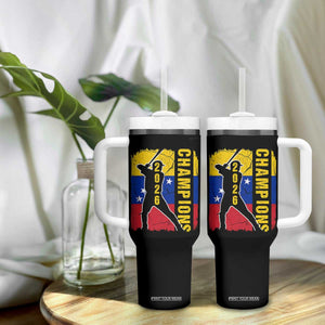Venezuela 2026 Champions Tumbler With Handle Baseball Vinotinto Pride Gift TS12 Print Your Wear
