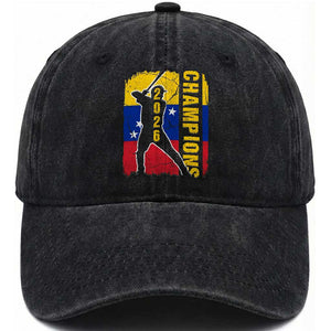 Venezuela 2026 Champions Washed Cotton Baseball Cap Baseball Vinotinto Pride Gift TS12 Print Your Wear