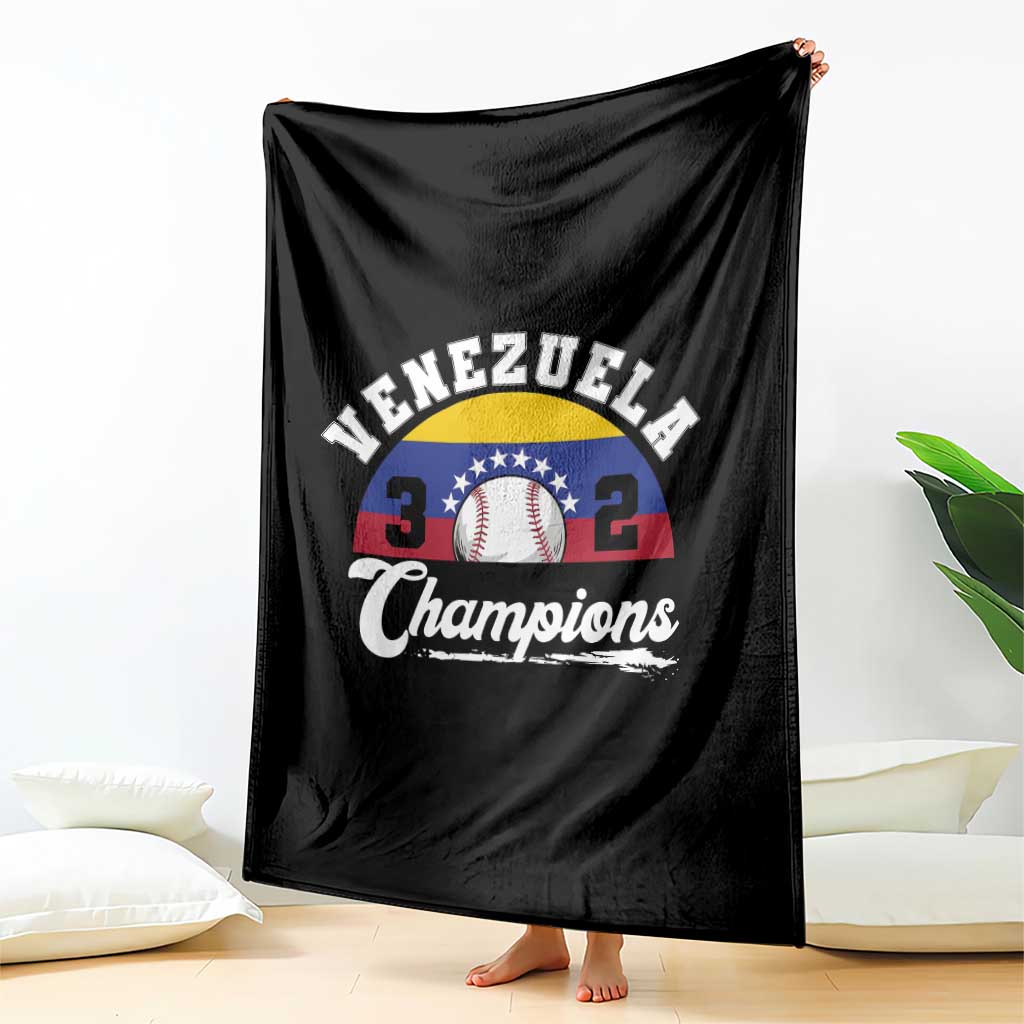 Venezuela 2026 Champions Throw Blanket - Baseball Patriotic Pride TS12 Print Your Wear
