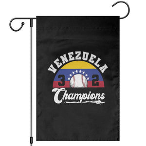 Venezuela 2026 Champions Garden Flag Baseball Patriotic Pride TS12 Black Print Your Wear