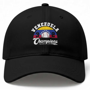 Venezuela 2026 Champions Baseball Cap Baseball Patriotic Pride TS12 Print Your Wear
