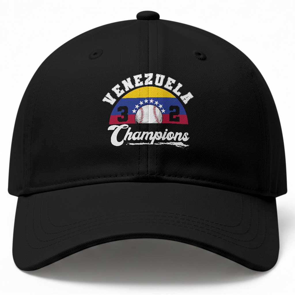 Venezuela 2026 Champions Baseball Cap Baseball Patriotic Pride TS12 Print Your Wear