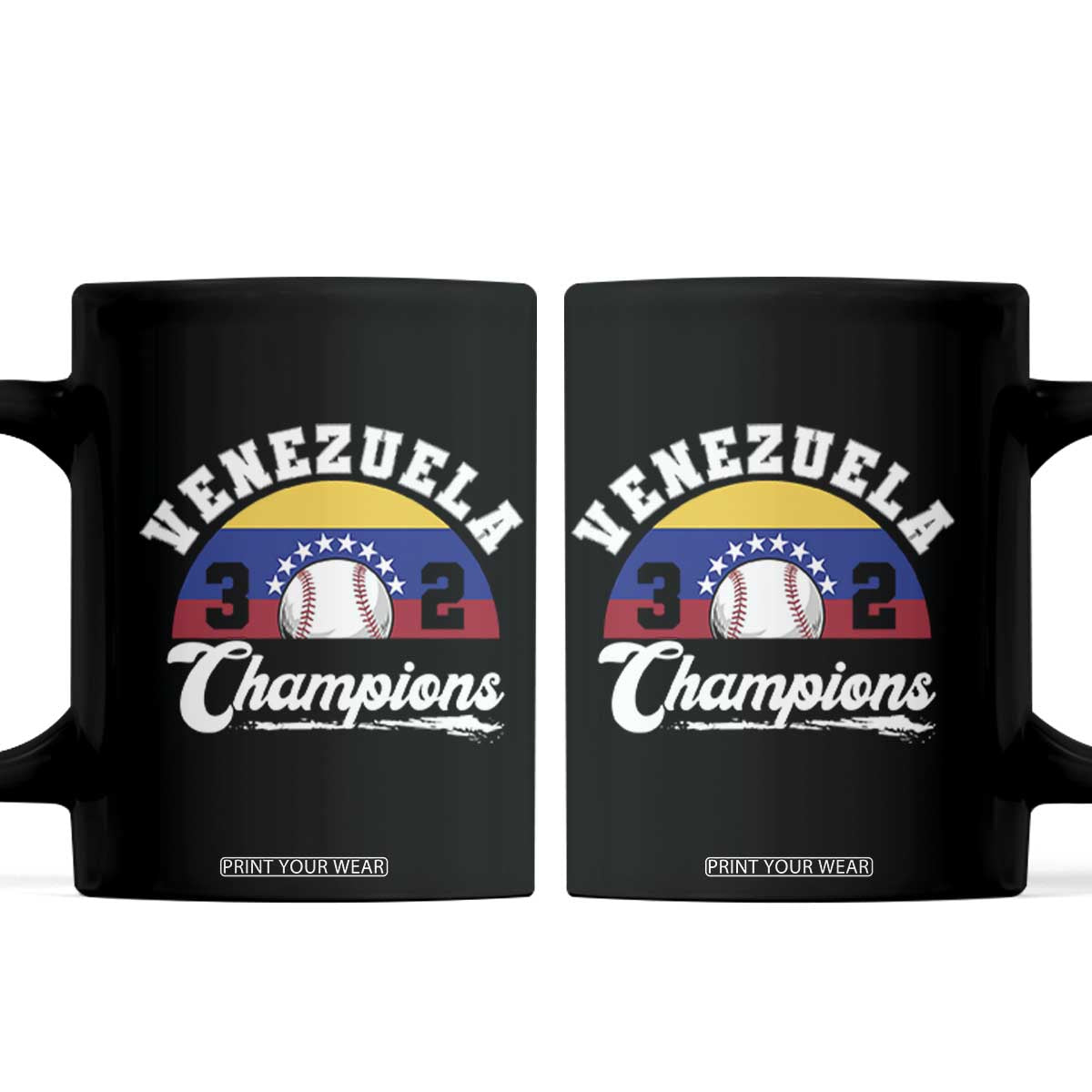 Venezuela 2026 Champions Coffee Mug Baseball Patriotic Pride TS12 Black Print Your Wear