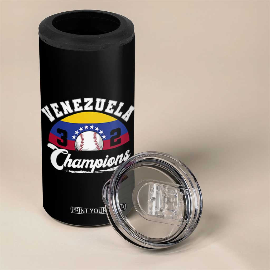Venezuela 2026 Champions 4 in 1 Can Cooler Tumbler Baseball Patriotic Pride TS12 Print Your Wear