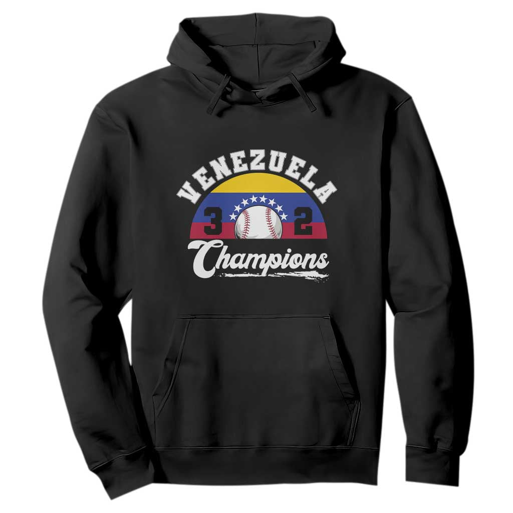 Venezuela 2026 Champions Hoodie Baseball Patriotic Pride TS12 Black Print Your Wear