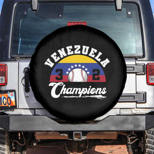 Venezuela 2026 Champions Spare Tire Cover Baseball Patriotic Pride TS12 No hole Black Print Your Wear