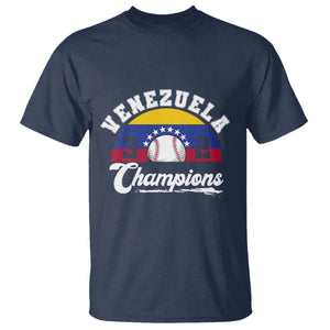 Venezuela 2026 Champions T Shirt Baseball Patriotic Pride TS12 Navy Print Your Wear