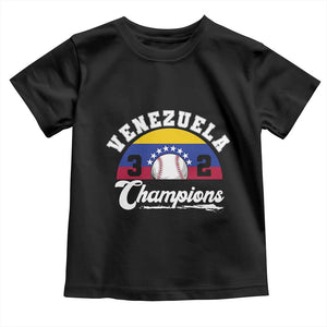 Venezuela 2026 Champions Toddler T Shirt Baseball Patriotic Pride TS12 Black Print Your Wear