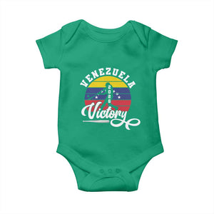 Venezuela 2026 Victory Baseball Baby Onesie Retro Softball Player Gift TS12 Irish Green Print Your Wear