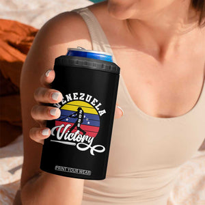 Venezuela 2026 Victory Baseball 4 in 1 Can Cooler Tumbler Retro Softball Player Gift TS12 Print Your Wear