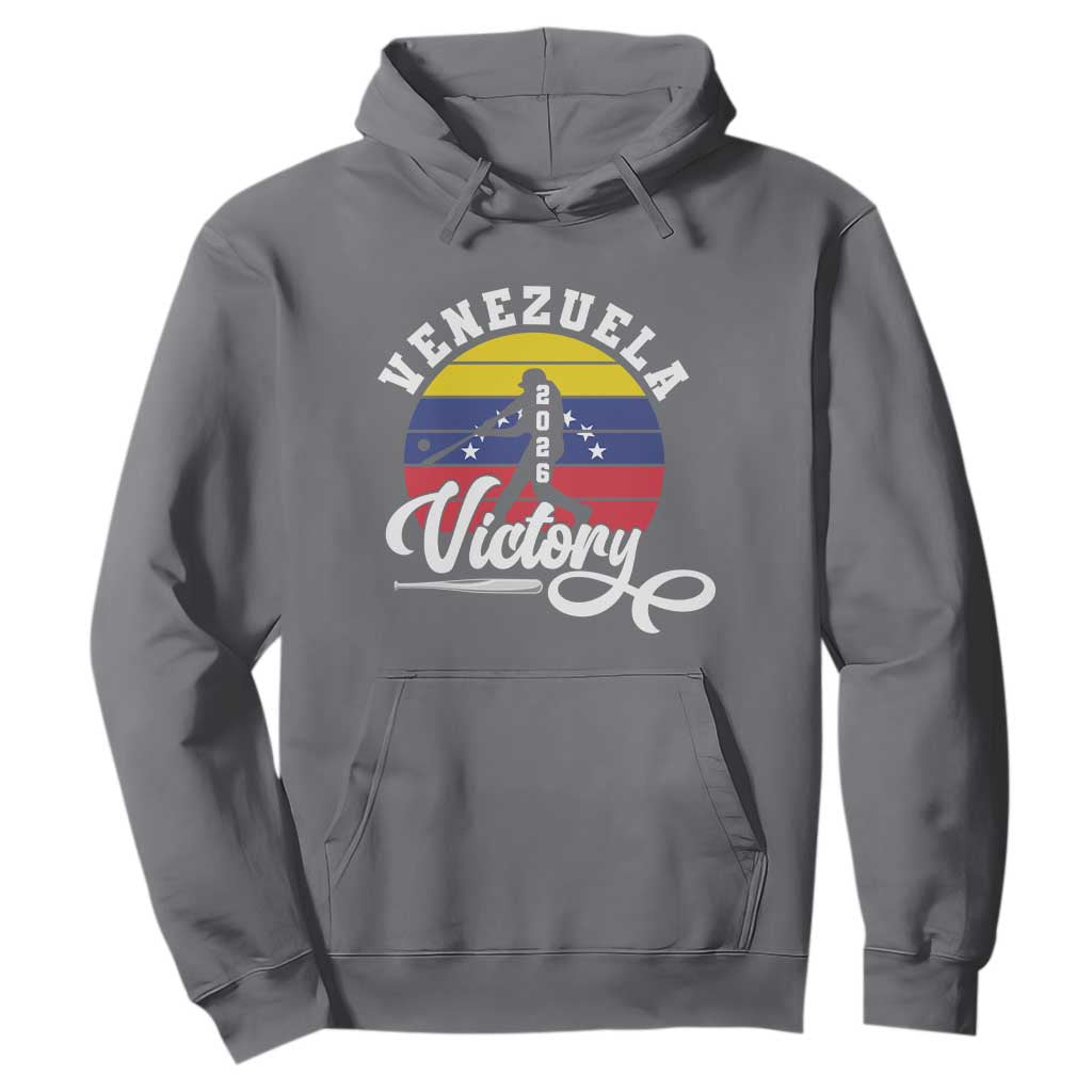 Venezuela 2026 Victory Baseball Hoodie Retro Softball Player Gift TS12 Charcoal Print Your Wear