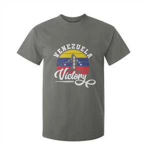 Venezuela 2026 Victory Baseball T Shirt For Kid Retro Softball Player Gift TS12 Military Green Print Your Wear
