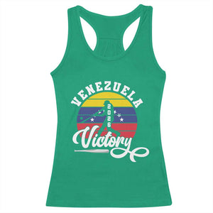 Venezuela 2026 Victory Baseball Racerback Tank Top Retro Softball Player Gift TS12 Irish Green Print Your Wear