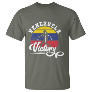 Venezuela 2026 Victory Baseball T Shirt Retro Softball Player Gift TS12 Military Green Print Your Wear