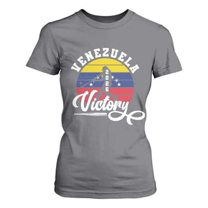 Venezuela 2026 Victory Baseball T Shirt For Women Retro Softball Player Gift TS12 Charcoal Print Your Wear